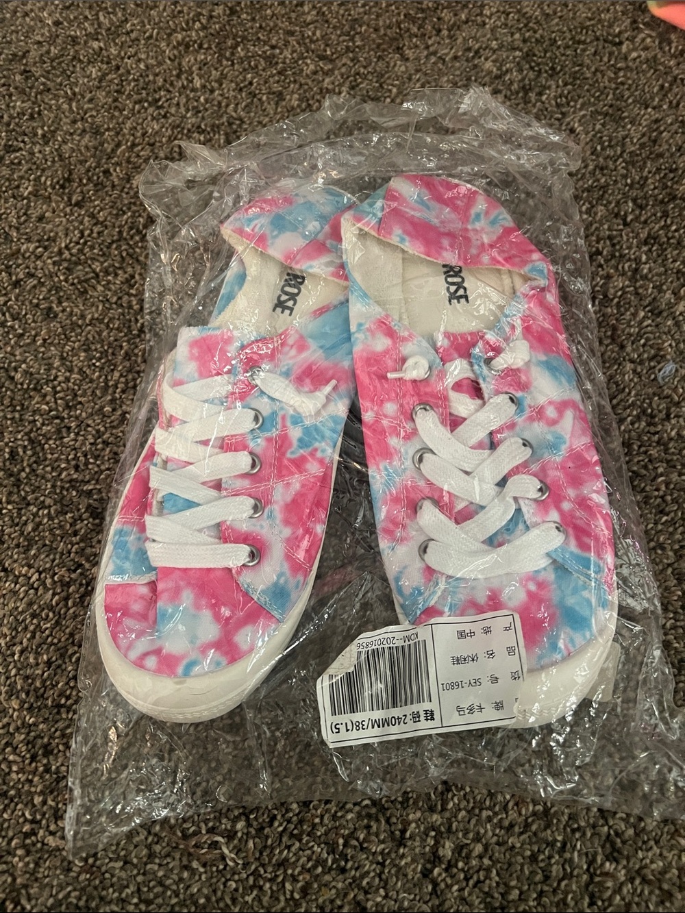 Women’s slip on tie dye sneakers